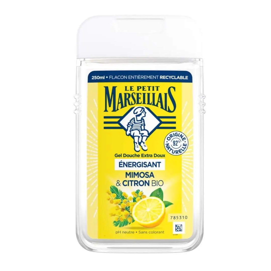 Gel Douche Extra Doux Énergisant Mimosa & Citron BIO 250ml