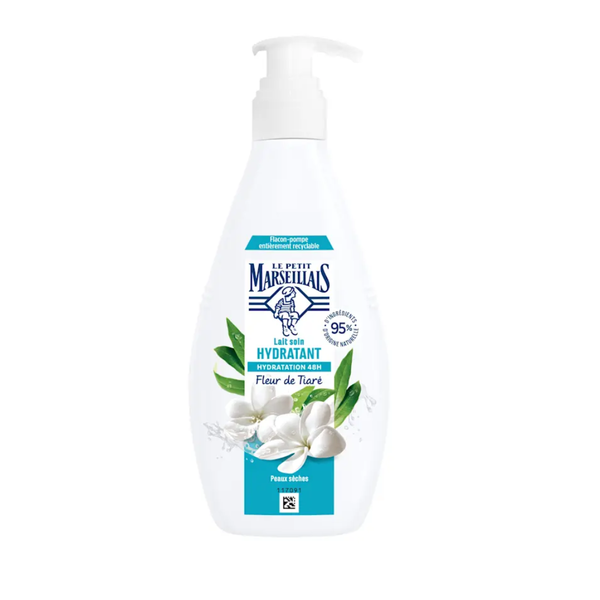 LE PETIT MARSEILLAIS Lait Soin Hydratant Hydratation 48H Monoï 250ml